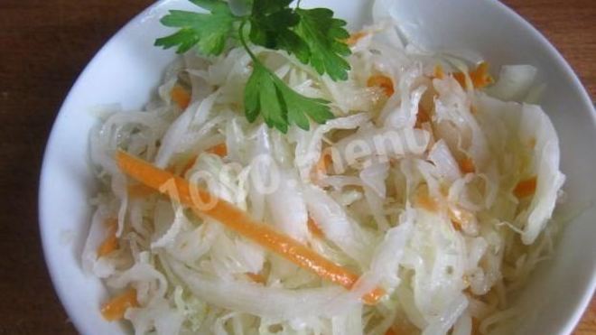 Рецепт маринованной капусты