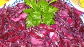 Рецепт Маринованной красной капусты