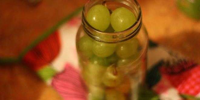 Рецепт маринованного белого винограда