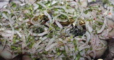 Рецепт Маринованного лука к копченой рыбе