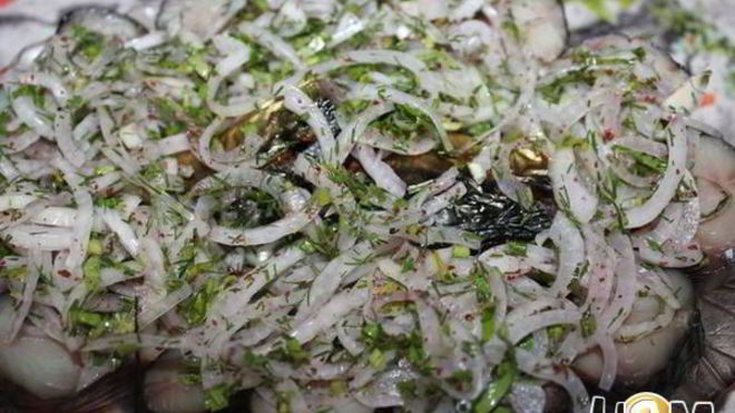 Рецепт маринованного лука к копченой рыбе