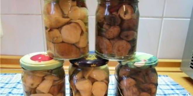 Рецепт Маринованных белых грибов с корицей