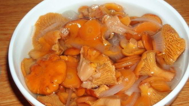 Рецепт маринованных лисичек без уксуса