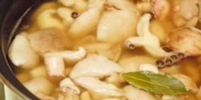 Рецепт маринованных маслят без закатки