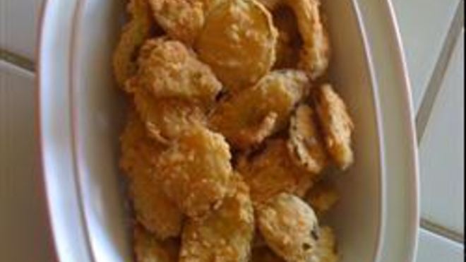 Рецепт маринованных огурцов во фритюре