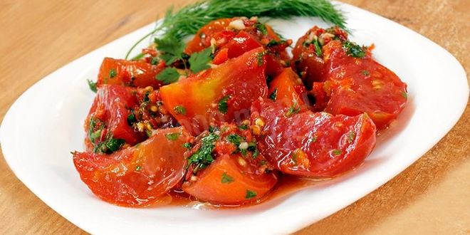 Рецепт Маринованных помидоров по-корейски на зиму