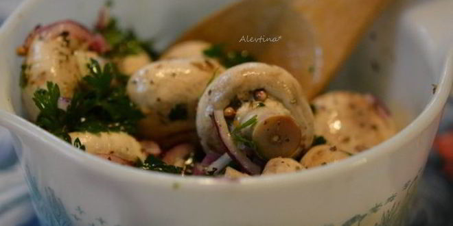 Рецепт маринованных шампиньонов