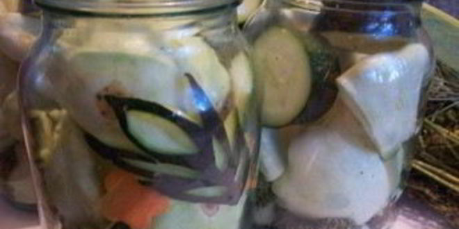 Рецепт патиссонов, маринованных быстро