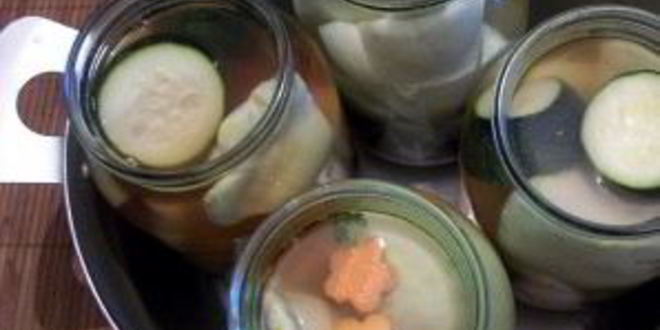 Рецепт патиссонов, маринованных быстро