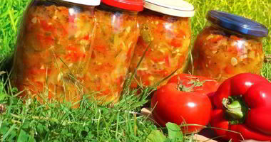 Рецепт Острого анкла бенс из кабачков на зиму