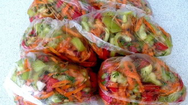 Рецепт овощной заготовки