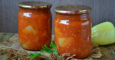 Рецепт Перца в томатном соке на зиму