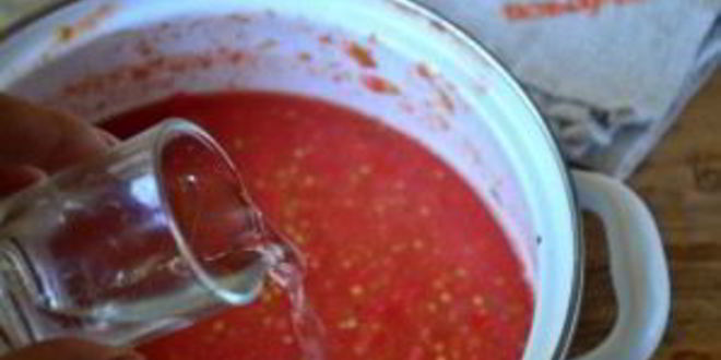 Рецепт перца в томатном соке на зиму