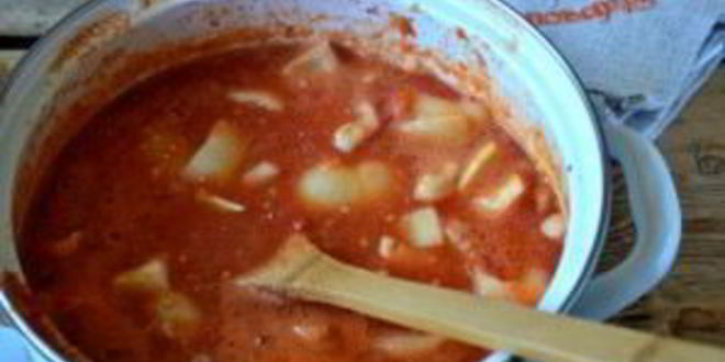 Рецепт перца в томатном соке на зиму