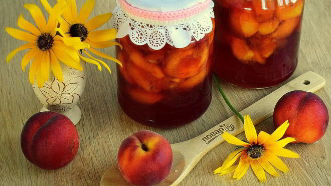 Рецепт персиков в собственном соку на зиму