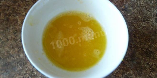 Рецепт апельсинового рулета с повидлом