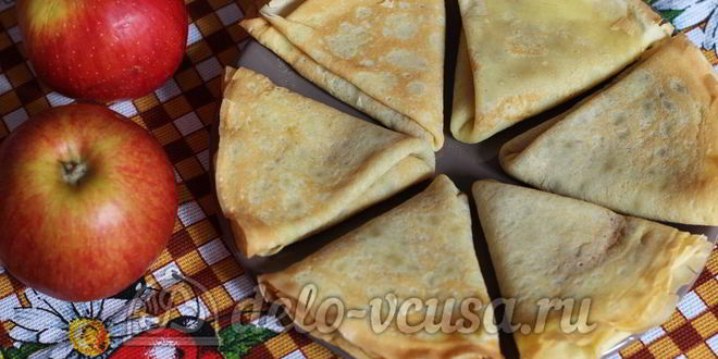 Рецепт блинчиков с повидлом