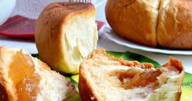 Рецепт Булочек с повидлом в мультиварке