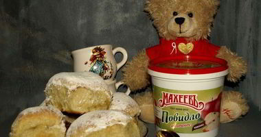 Рецепт Булочек с яблочным повидлом