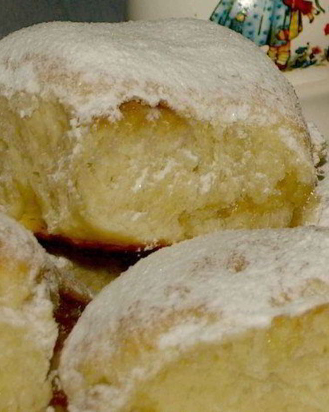 Рецепт булочек с яблочным повидлом