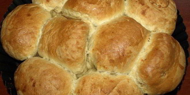 Рецепт булочек с яблочным повидлом