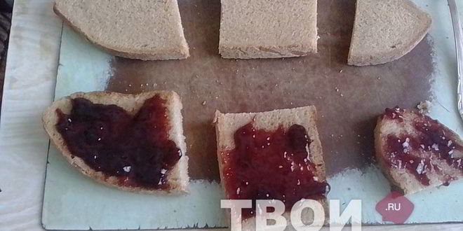 Рецепт бутера с повидлом