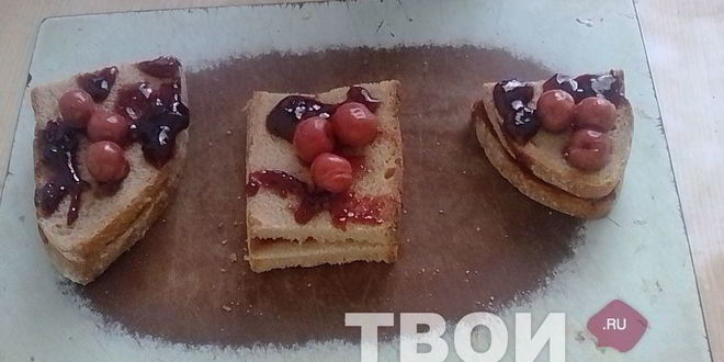 Рецепт бутера с повидлом