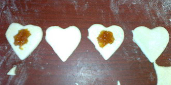 Рецепт слоеных штучек с яблочным повидлом