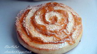 Рецепт Вертушек из творожного теста с яблочным повидлом