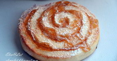 Рецепт Вертушек из творожного теста с яблочным повидлом