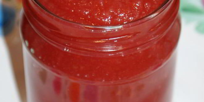 Рецепт яблочного повидла с красной смородиной