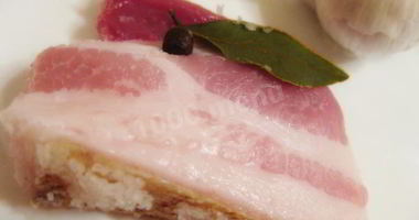 Рецепт Простой засолки свиного сала на зиму