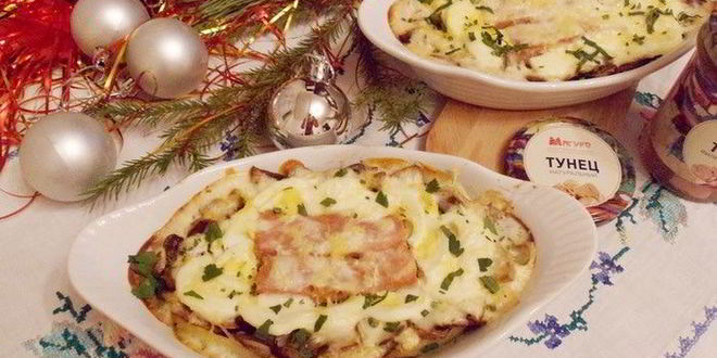 Рецепт Консервированного тунца в сметане