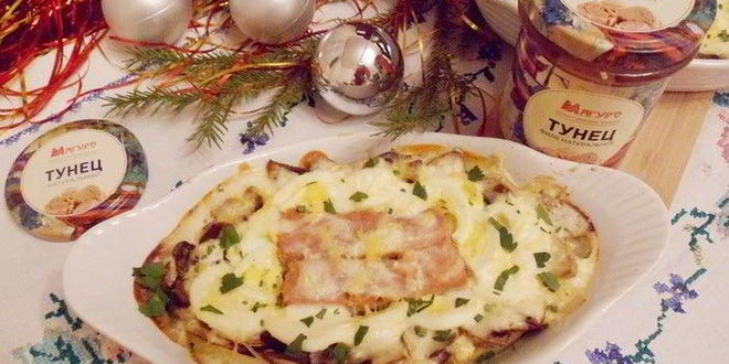 Рецепт консервированного тунца в сметане