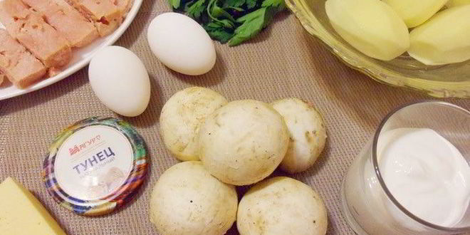 Рецепт консервированного тунца в сметане