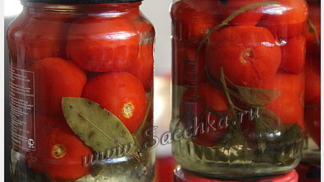 Рецепт консервированных помидоров