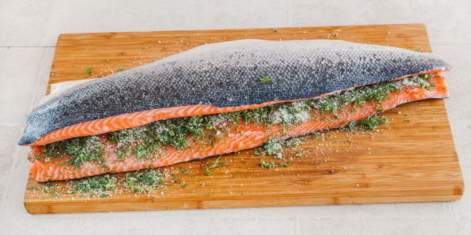 Рецепт малосольного лосося