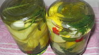 Рецепт Малосольных патиссонов