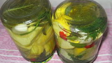 Рецепт Малосольных патиссонов