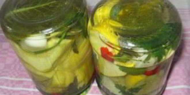 Рецепт малосольных патиссонов