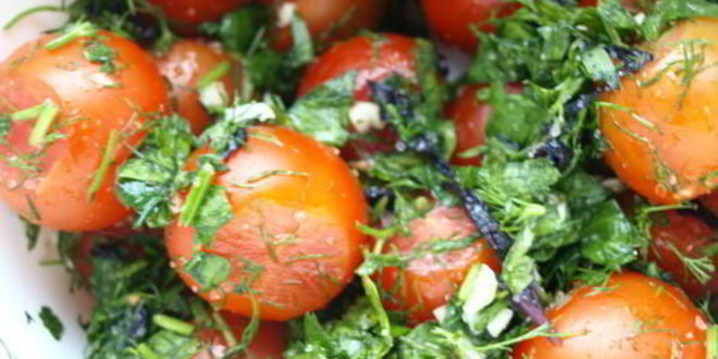 Рецепт малосольных помидоров