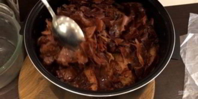 Рецепт сала в луковой шелухе