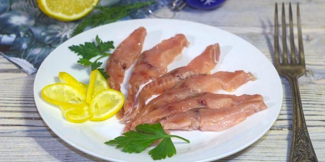 Рецепт Слабосоленой горбуши под семгу