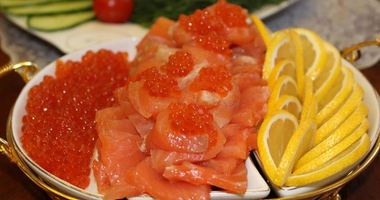 Рецепт Слабосоленой семги в коньяке с мускатным орехом