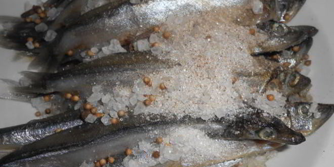 Рецепт соленой мойвы по-домашнему