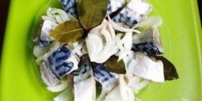 Рецепт соленой скумбрии в рассоле