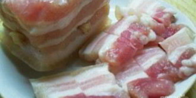 Рецепт соленого сала в рассоле