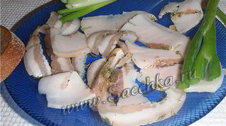 Рецепт Соленого сала