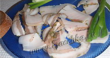 Рецепт Соленого сала