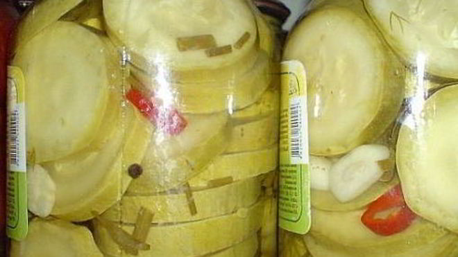 Рецепт соленых кабачков на зиму